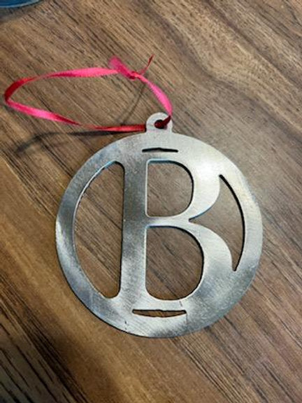 Metal Christmas Letters Ornaments