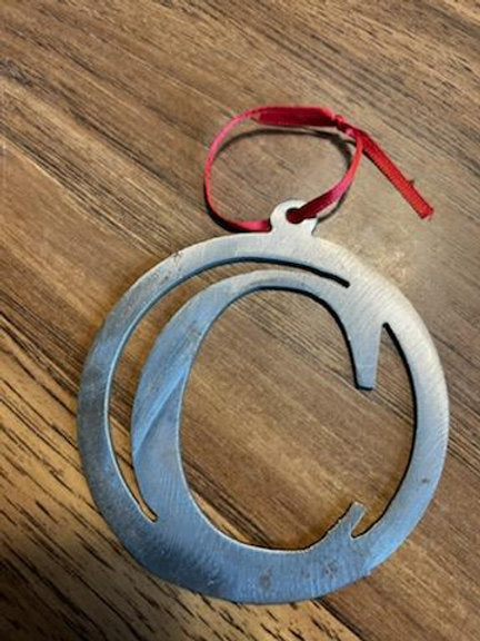 Metal Christmas Letters Ornaments