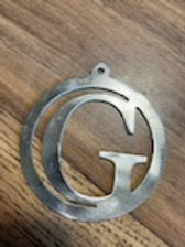 Metal Christmas Letters Ornaments