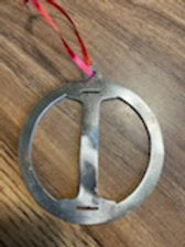 Metal Christmas Letters Ornaments