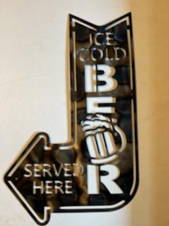 Beer Served Here Sign