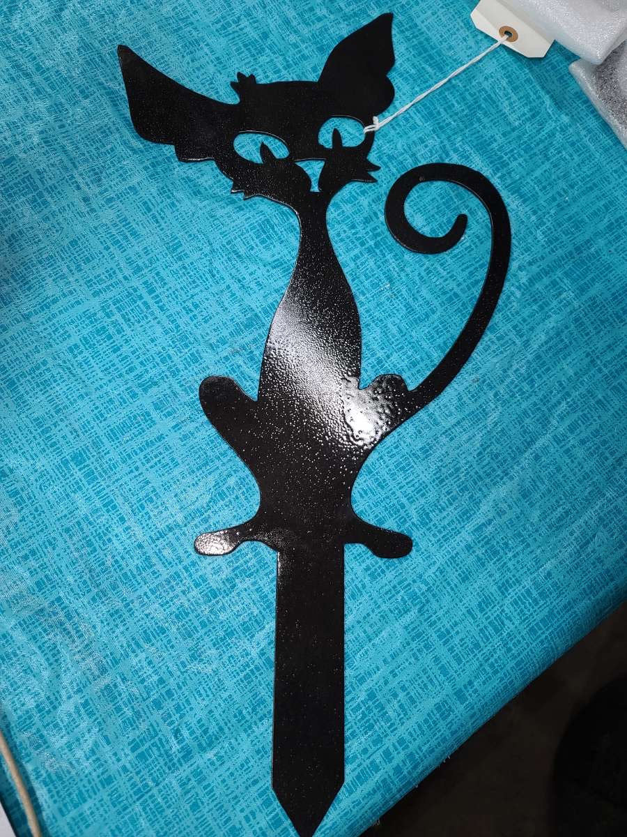 Black Cat Yard Stake