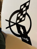 Chevy Corvette Emblem Sign