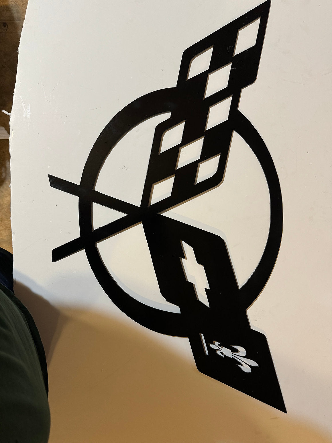 Chevy Corvette Emblem Sign