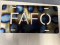 FAFO License Plate