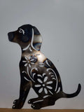 Flowered Dog Sign