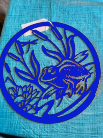 Frog in Pond Sign