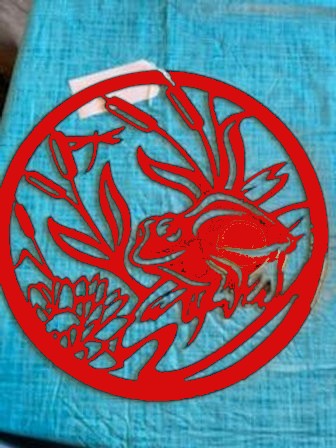 Frog in Pond Sign