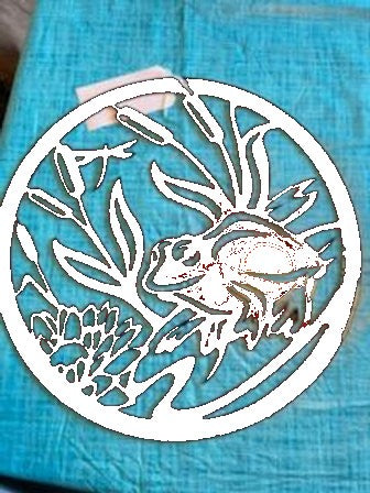 Frog in Pond Sign