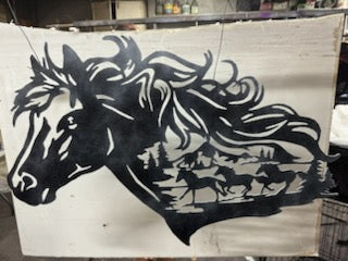 Mountain Horse Sign