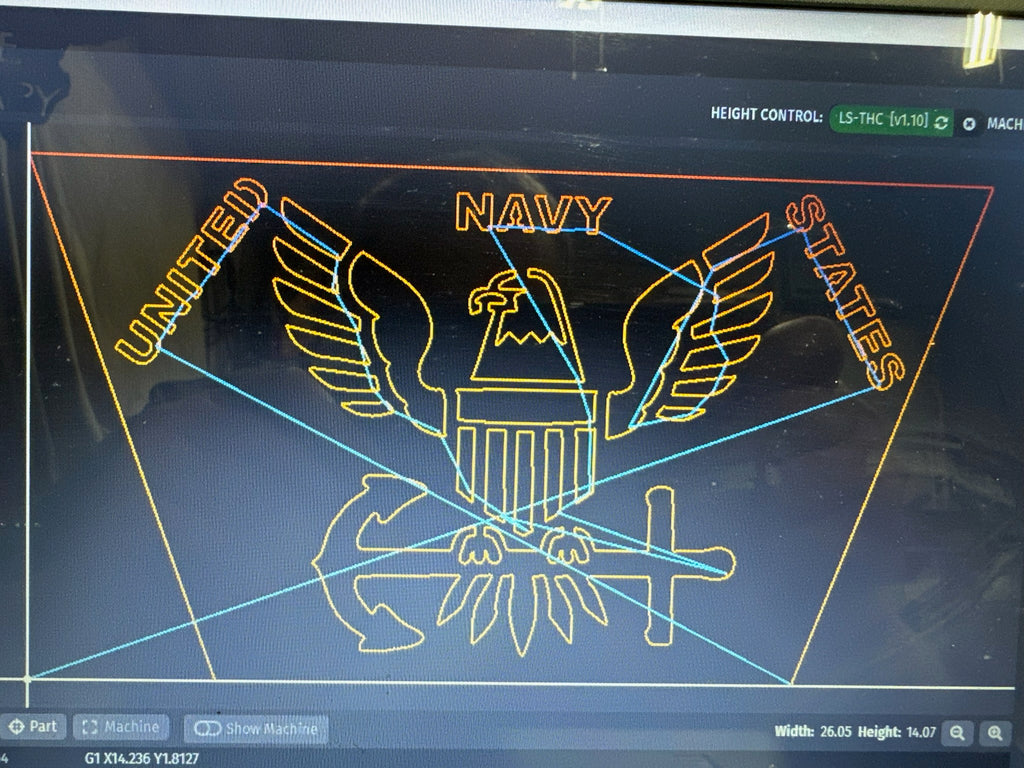 Navy/Army Retirement Fire Pit