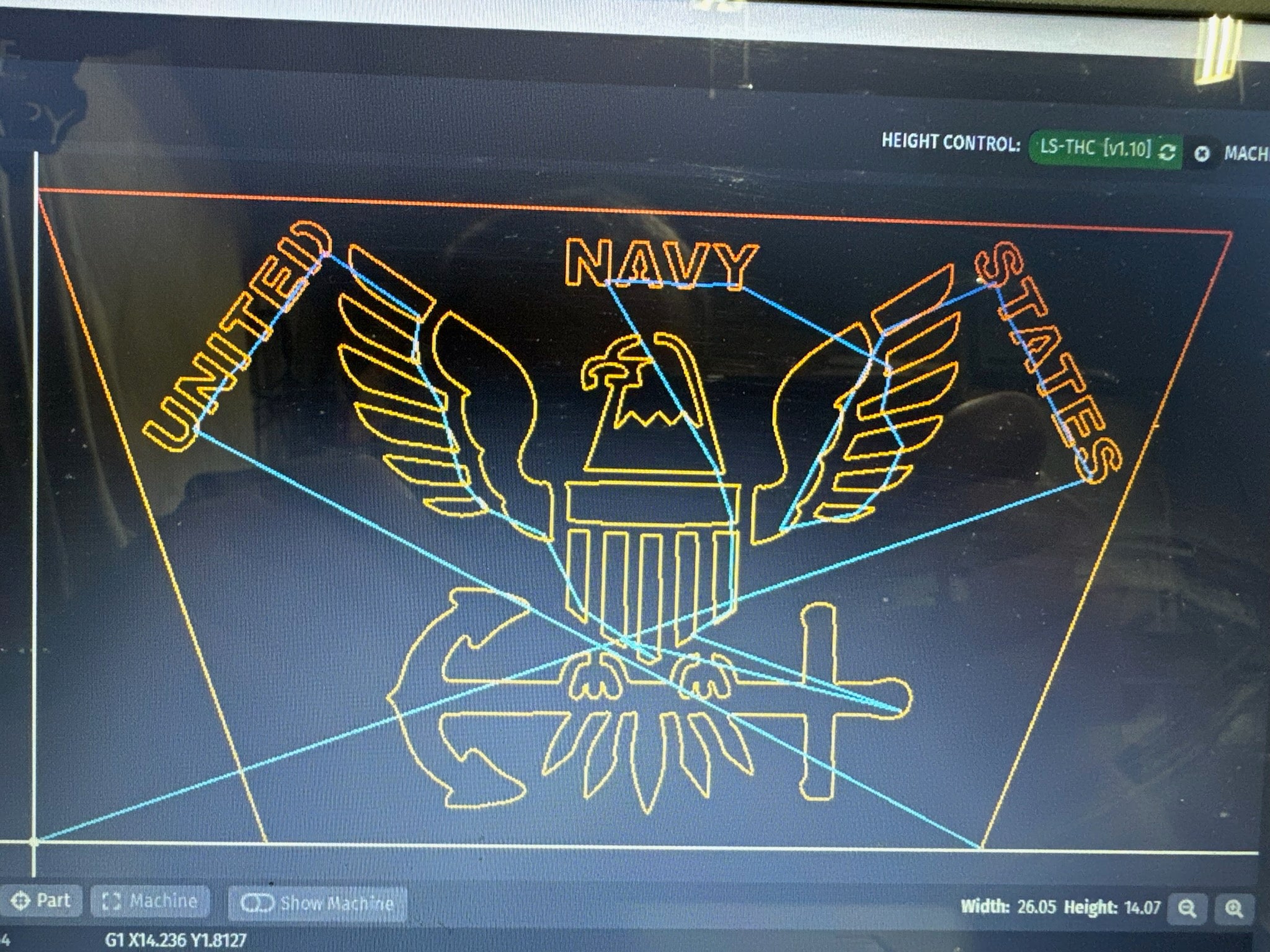 Navy/Army Retirement Fire Pit