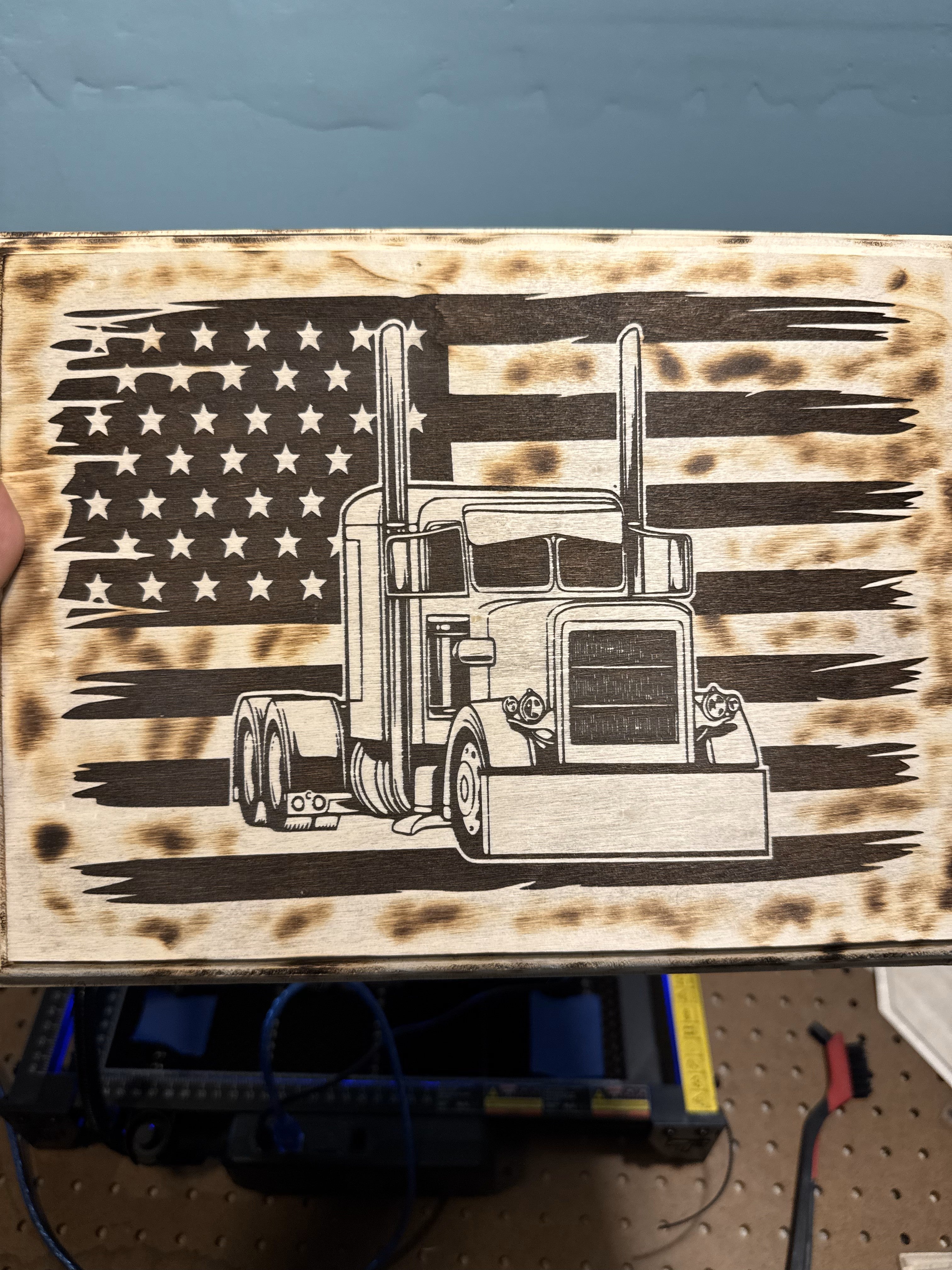 5x7-inch wood rectangle