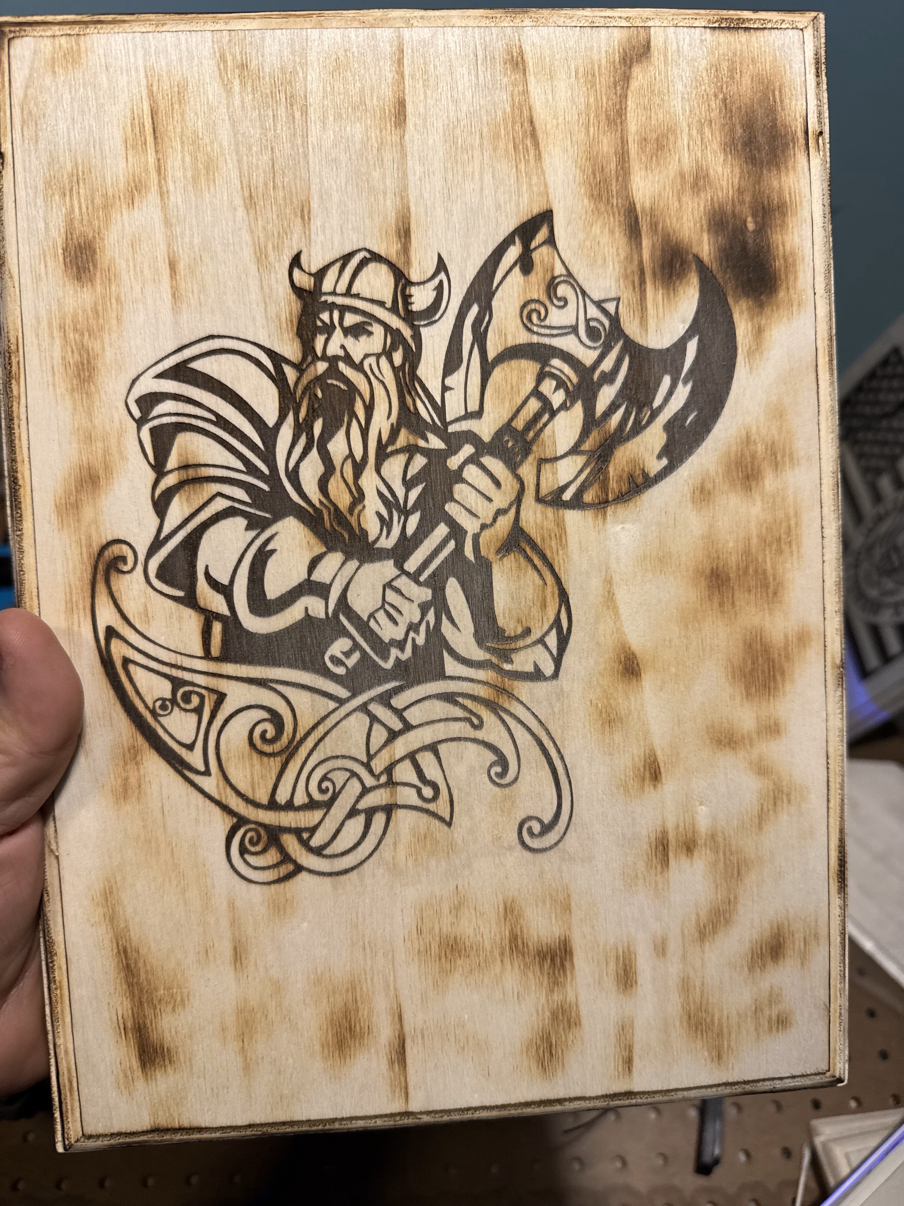 5x7-inch wood rectangle