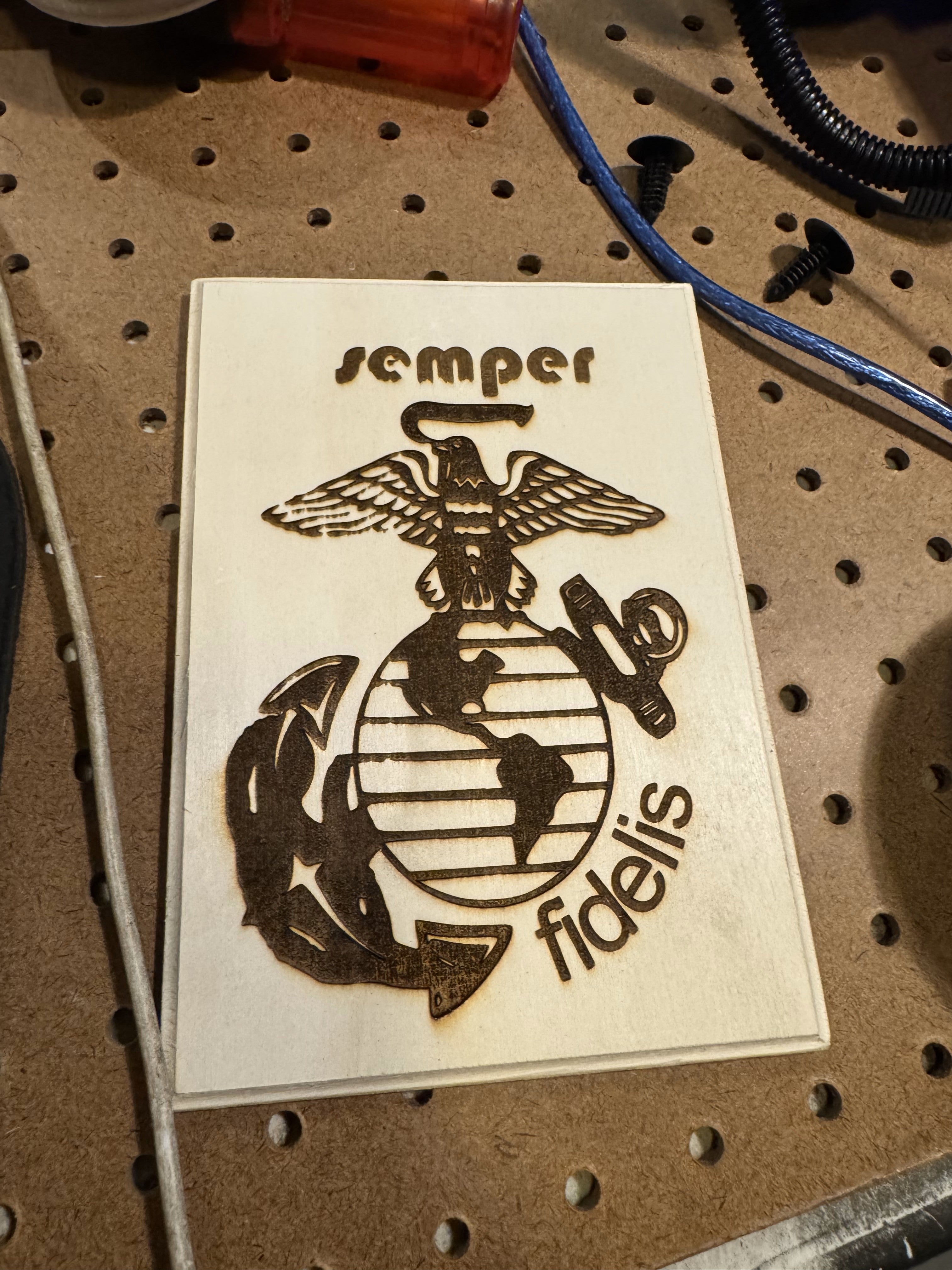 5x7-inch wood rectangle