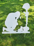 Praying for Fallen Hero Sign