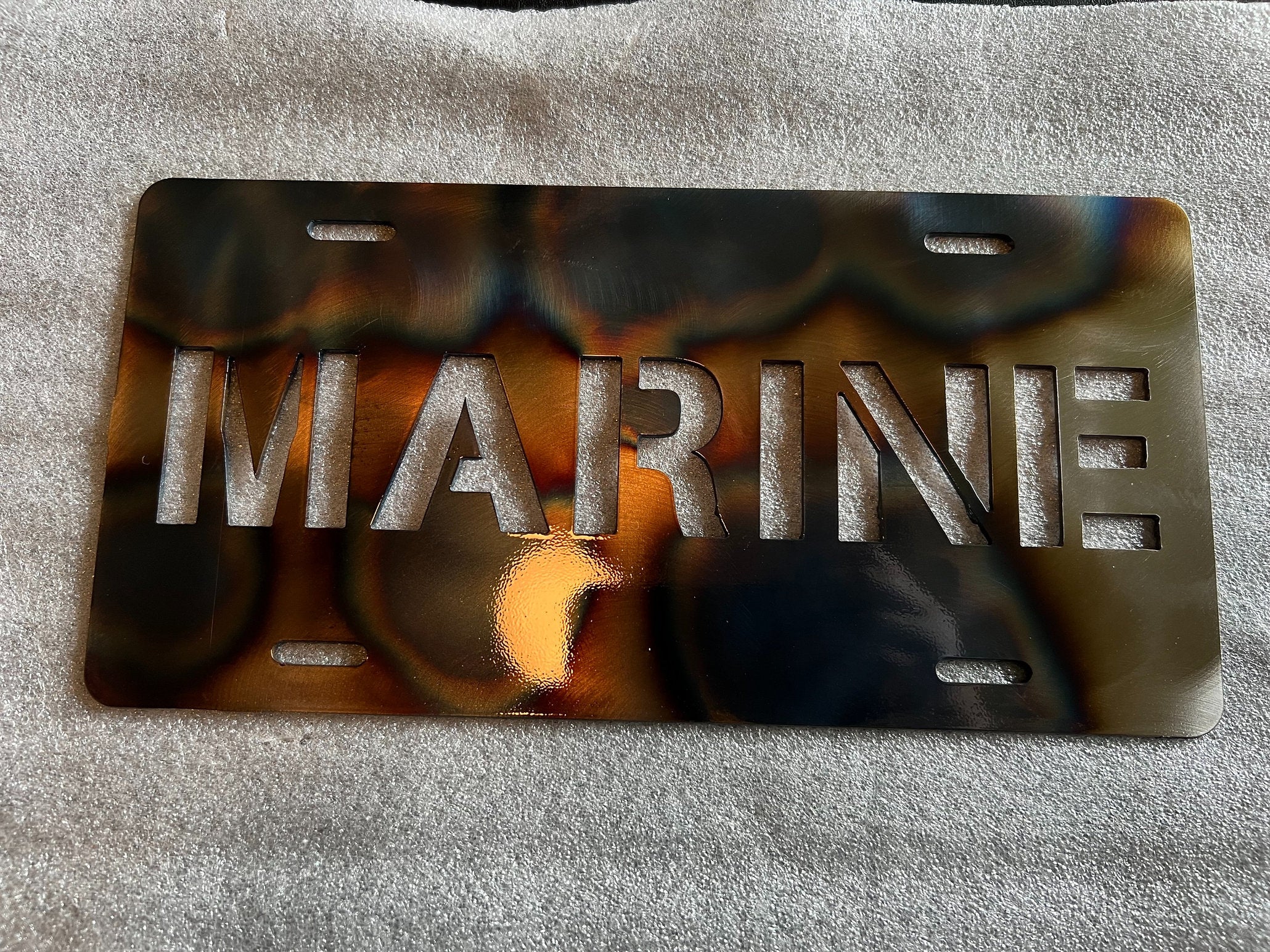 Marine License Plate