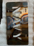 Navy License Plate