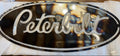 Peterbuilt Truck Oval Sign