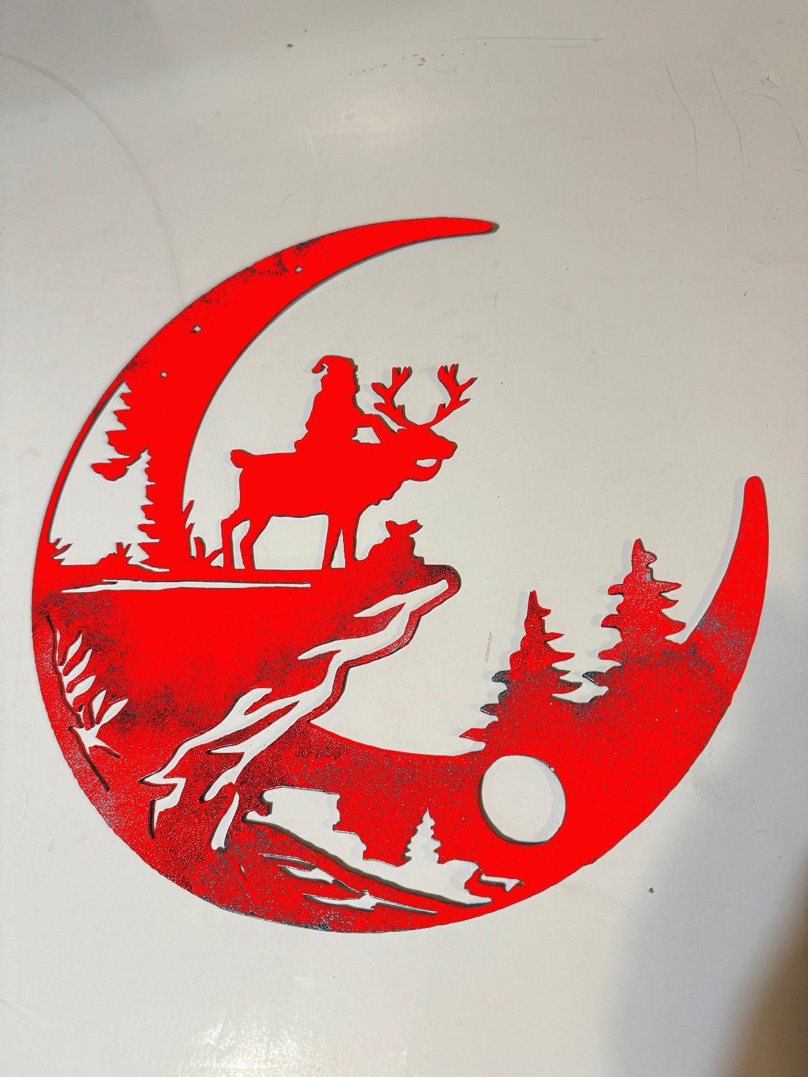 Santa Moon Sign